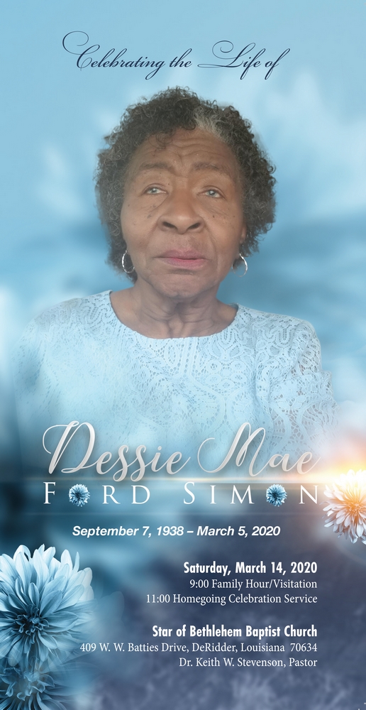 Dessie Mae Simon 1938 – 2020