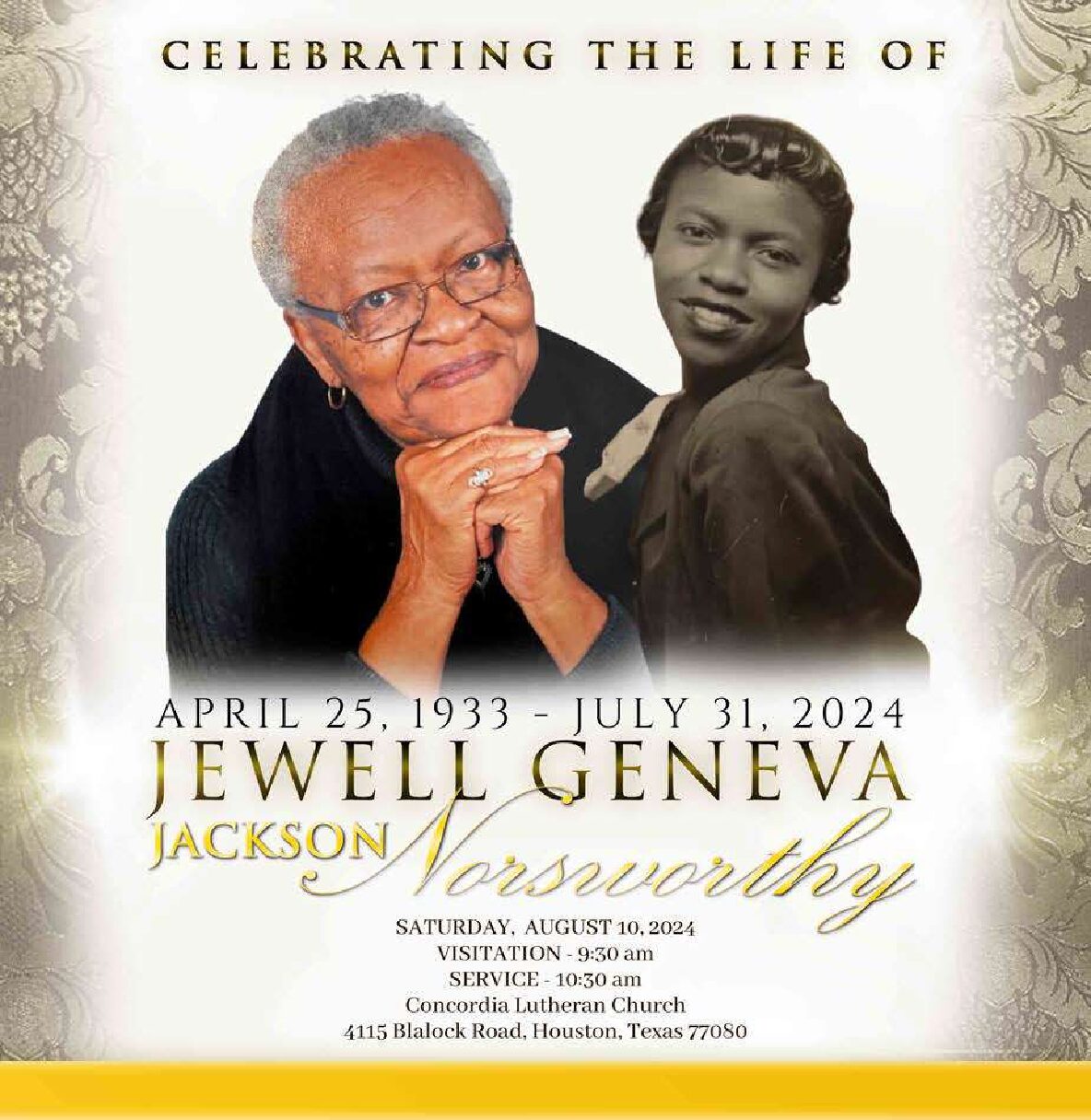 Jewell Geneva Jackson Norsworthy 1933 – 2024