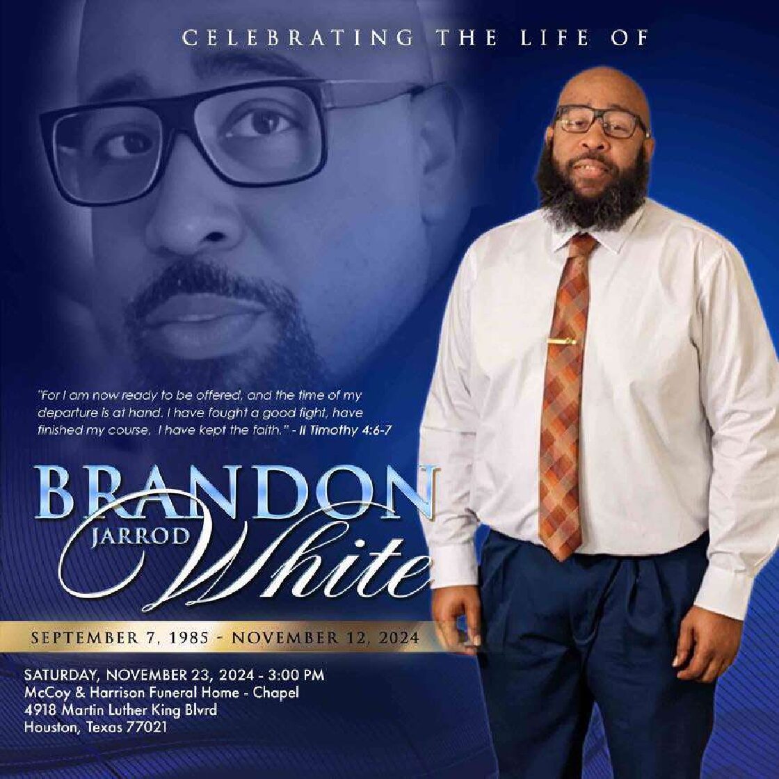 Brandon Jarrod White 1985 – 2024