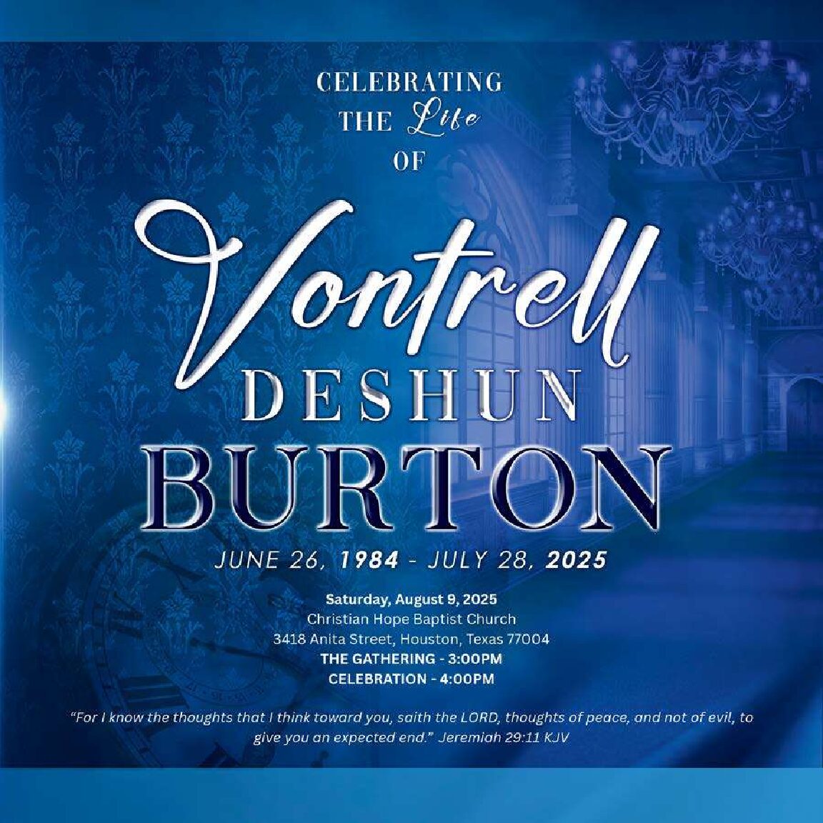 Vontrell Deshun Burton 1984 – 2025