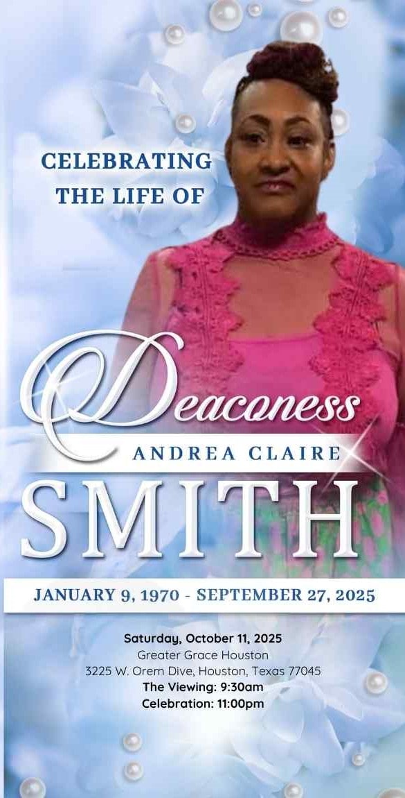 Deaconess Andrea Claire Smith 1970 – 2025