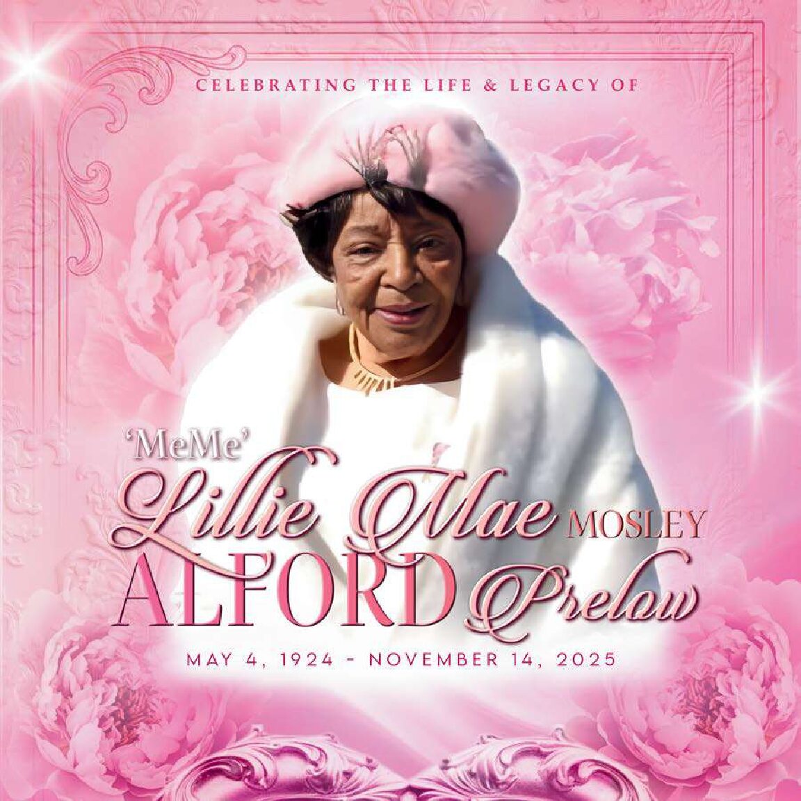 Lillie Mae Mosley Alford Prelow 1924 – 2025