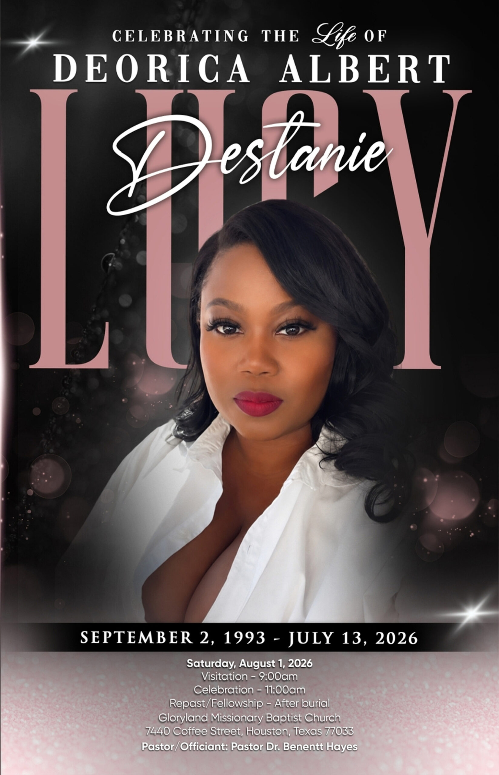 DESTANIE “LUCY” DEORICA ALBERT 1993 – 2026